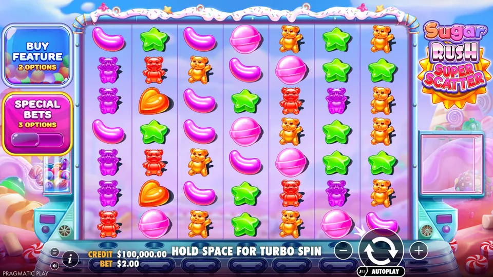 Sugar Rush Super Scatter Free Demo